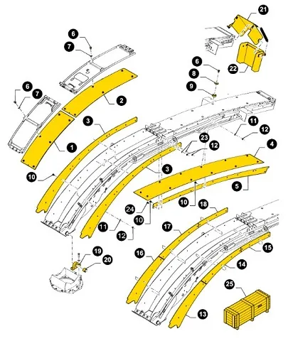47527600 - Износостойкая пластина